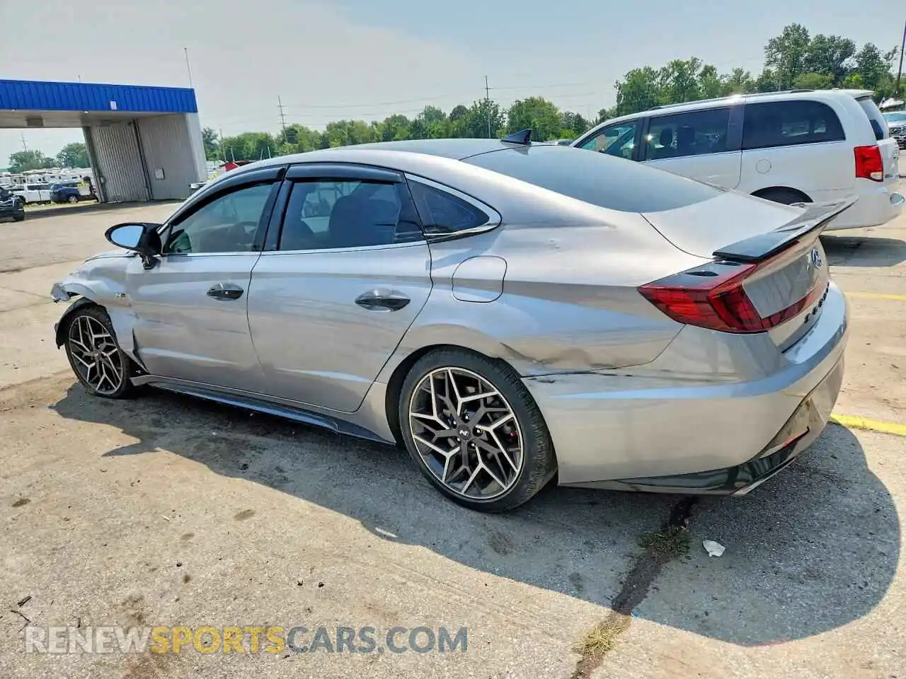 2 fotografías del automóvil dañado KMHL14JC8PA327059 HYUNDAI SONATA 2023