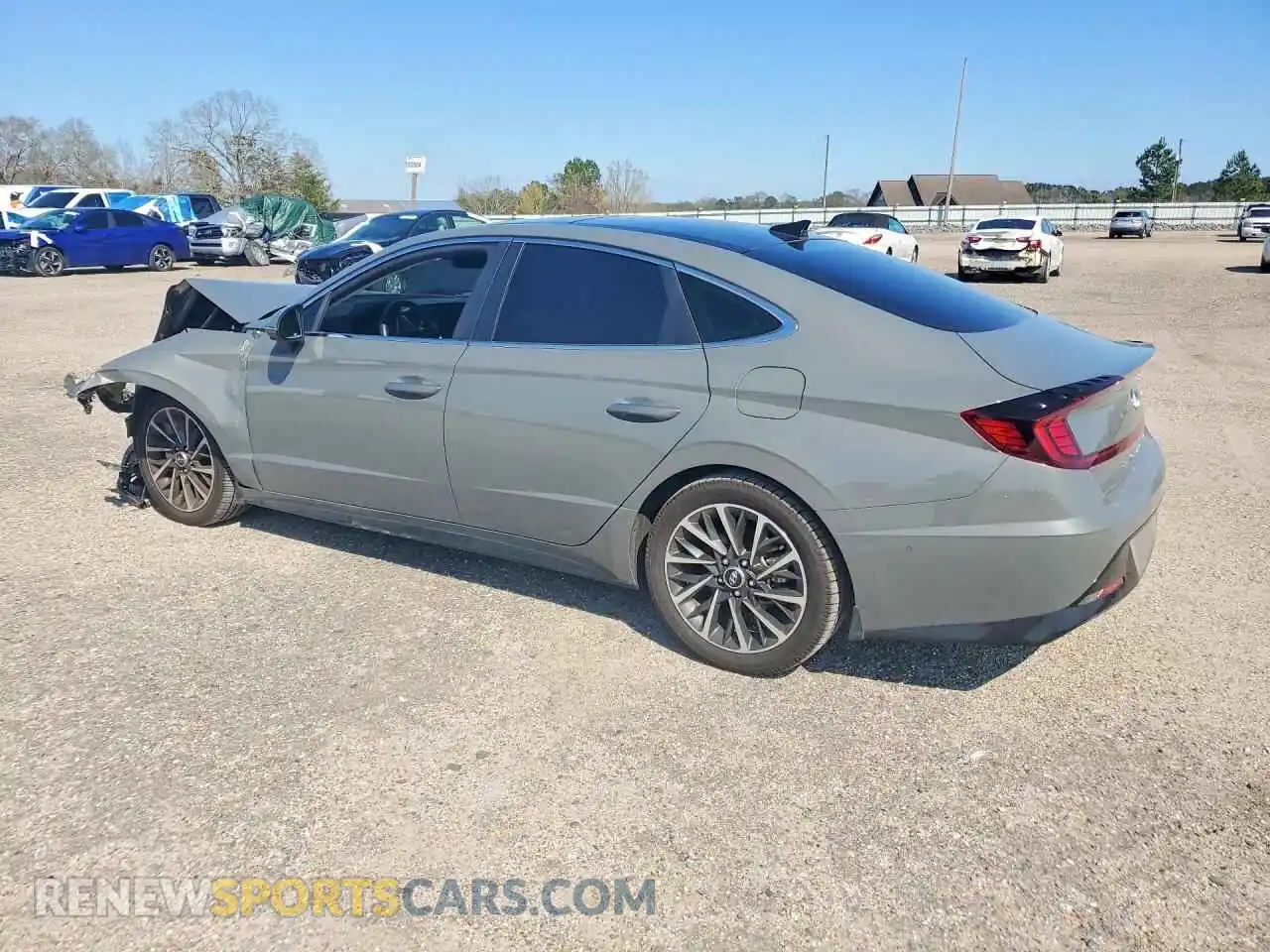 2 Photograph of a damaged car KMHL34J26PA284438 HYUNDAI SONATA 2023