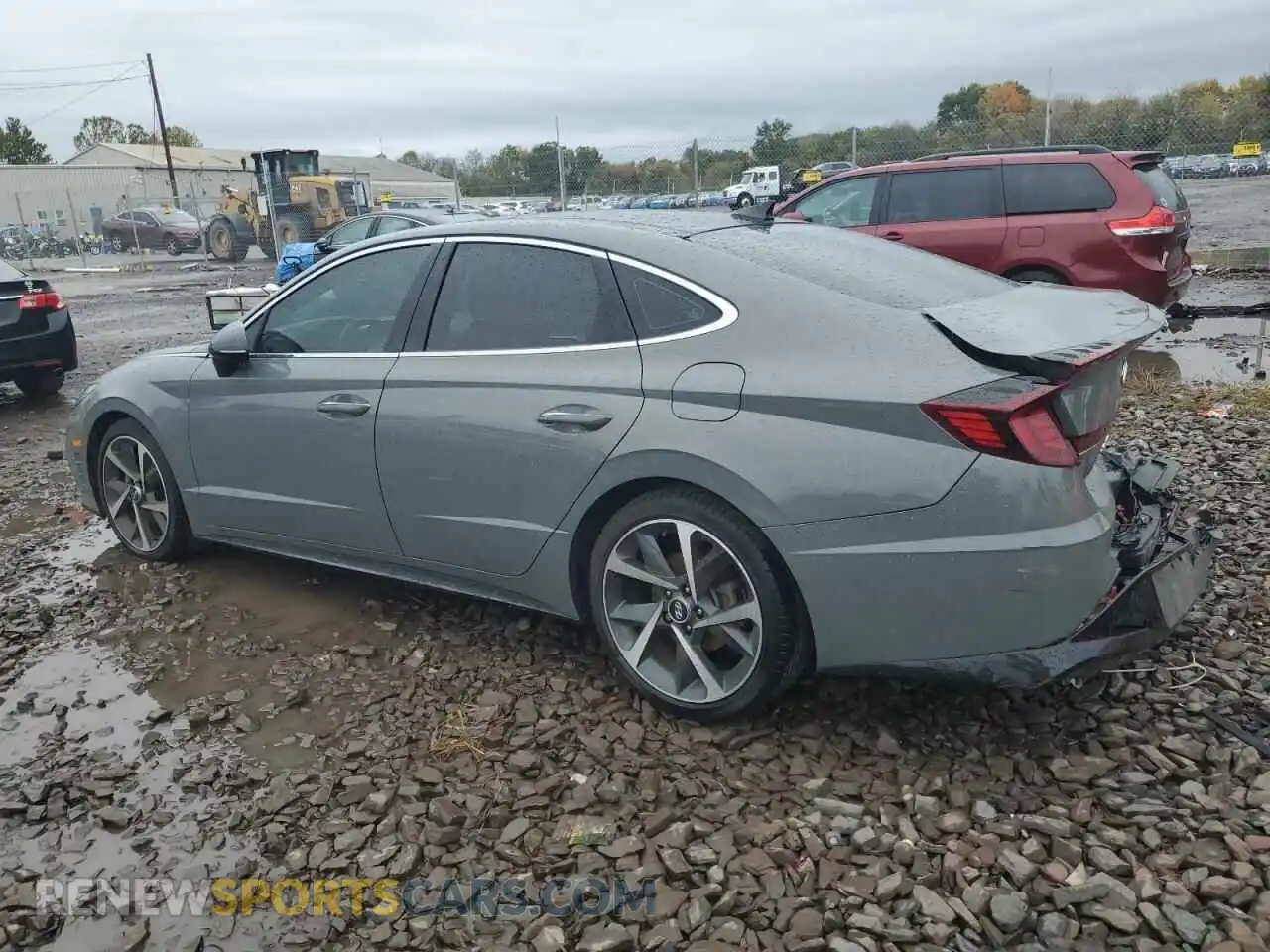 2 Photograph of a damaged car KMHL44J21PA274994 HYUNDAI SONATA 2023
