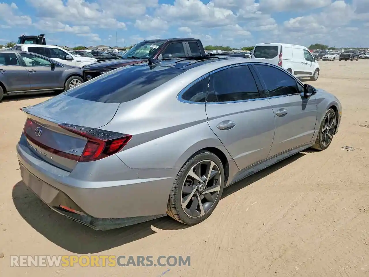 3 Фотография поврежденного автомобиля KMHL44J23PA278447 HYUNDAI SONATA 2023