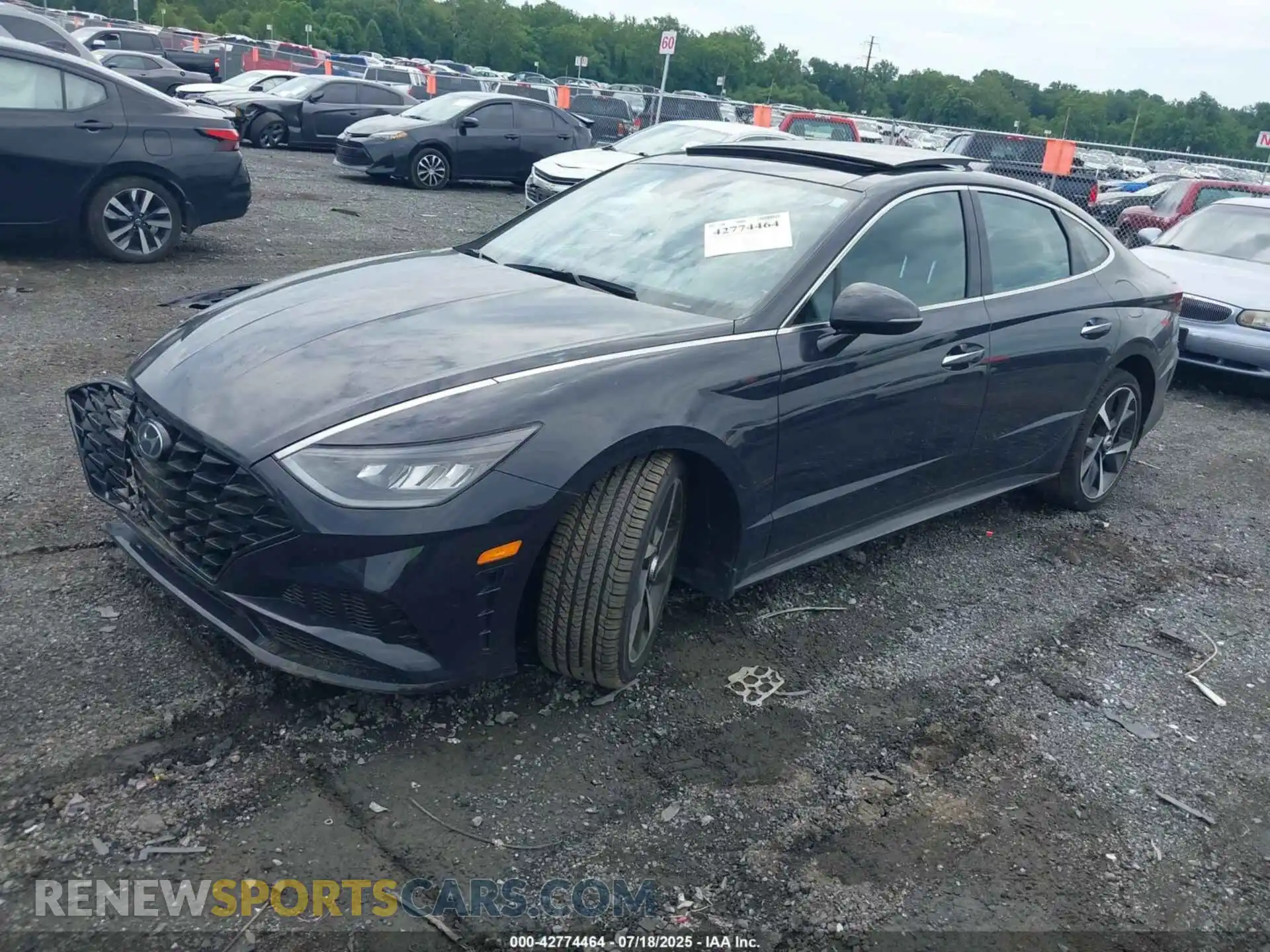 2 Photograph of a damaged car KMHL44J24PA265755 HYUNDAI SONATA 2023