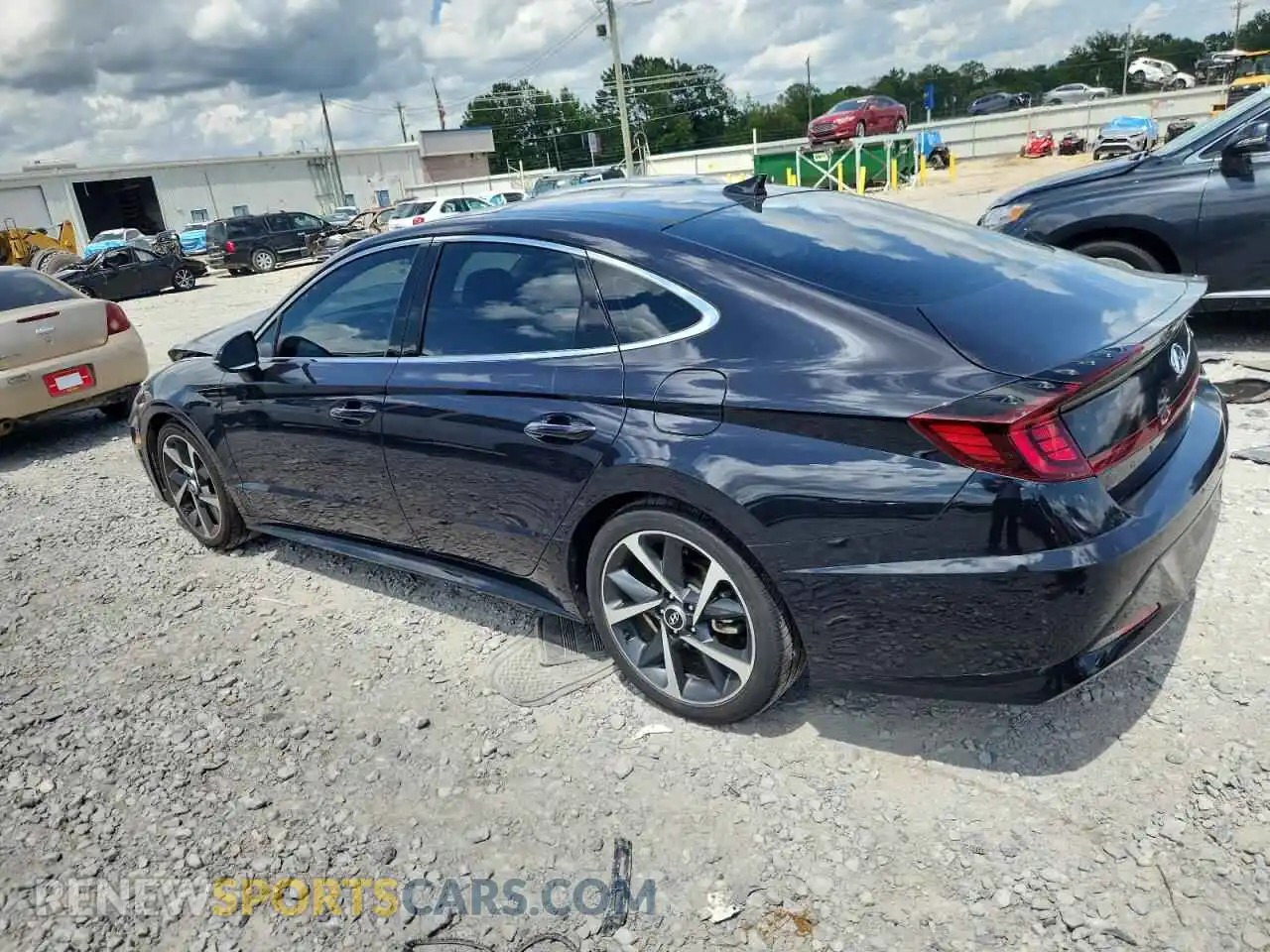 2 Photograph of a damaged car KMHL44J26PA262971 HYUNDAI SONATA 2023