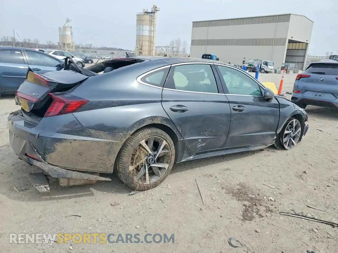 3 Photograph of a damaged car KMHL44J26PA272741 HYUNDAI SONATA 2023