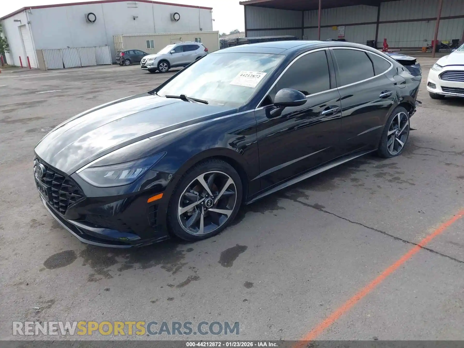 2 Photograph of a damaged car KMHL44J26PA280094 HYUNDAI SONATA 2023