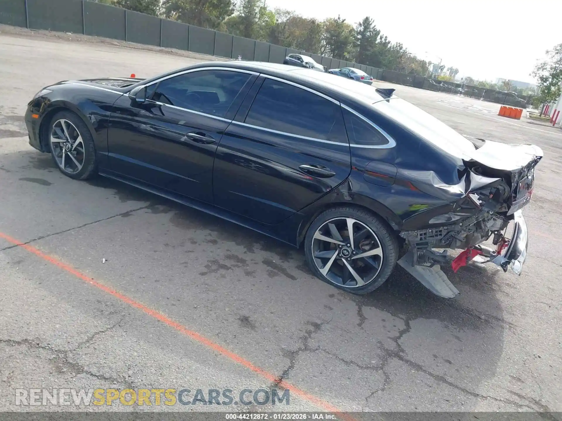 3 Photograph of a damaged car KMHL44J26PA280094 HYUNDAI SONATA 2023