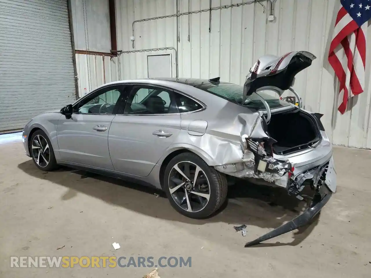 2 Photograph of a damaged car KMHL44J26PA280225 HYUNDAI SONATA 2023