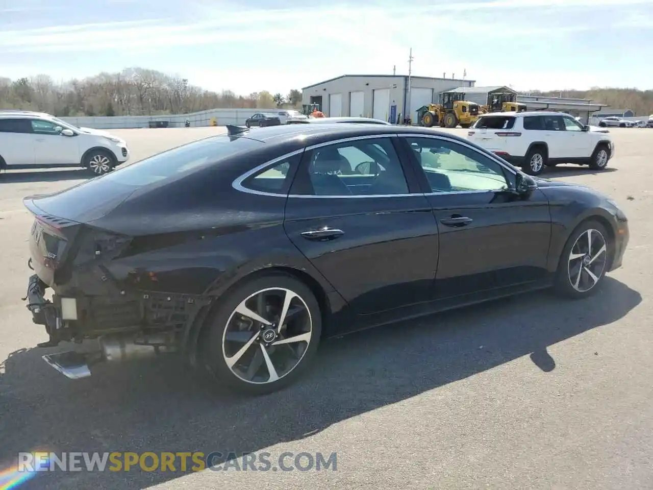 3 Photograph of a damaged car KMHL44J26PA282850 HYUNDAI SONATA 2023