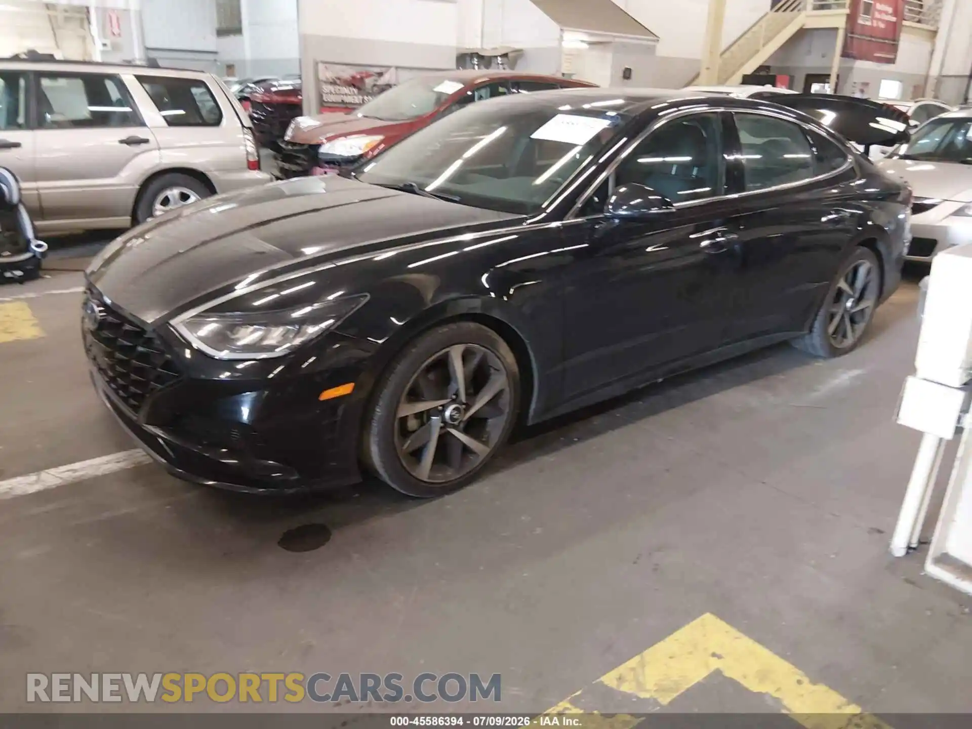 2 fotografías del automóvil dañado KMHL44J26PA287000 HYUNDAI SONATA 2023