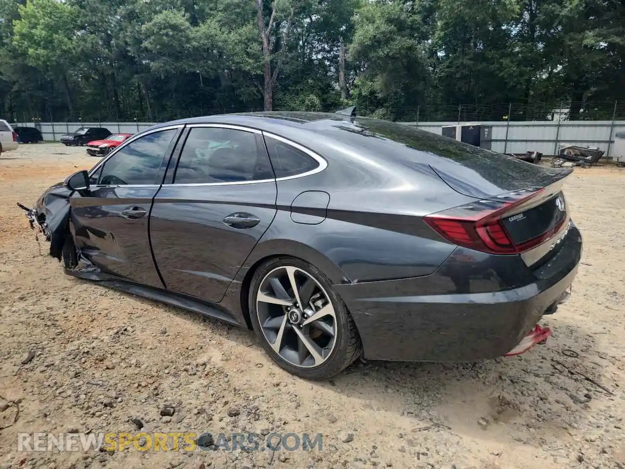 2 Photograph of a damaged car KMHL44J26PA287157 HYUNDAI SONATA 2023