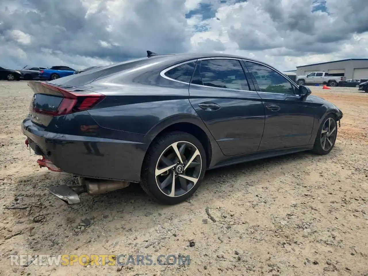 3 Photograph of a damaged car KMHL44J26PA287157 HYUNDAI SONATA 2023