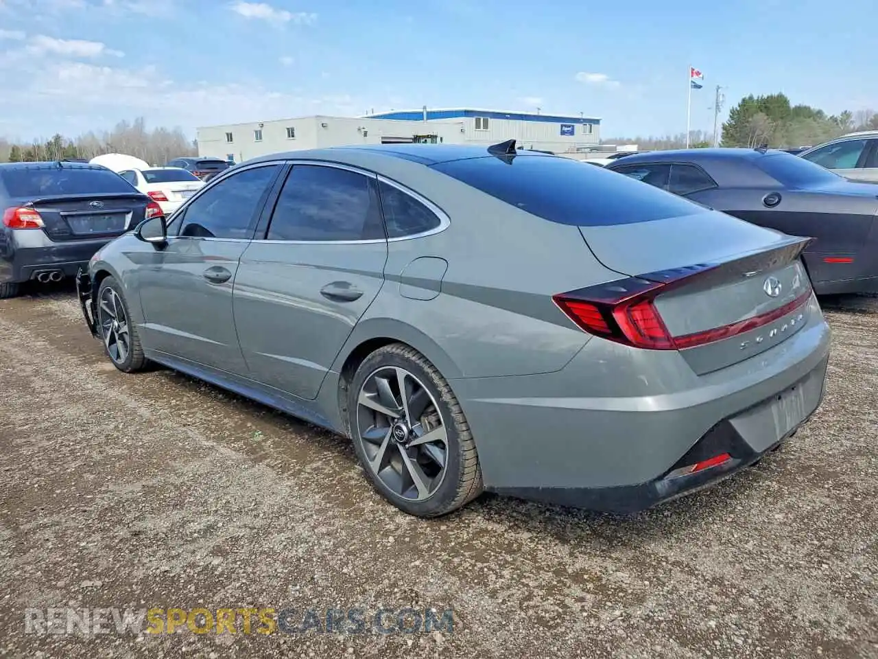 2 Photograph of a damaged car KMHL44J26PA298143 HYUNDAI SONATA 2023