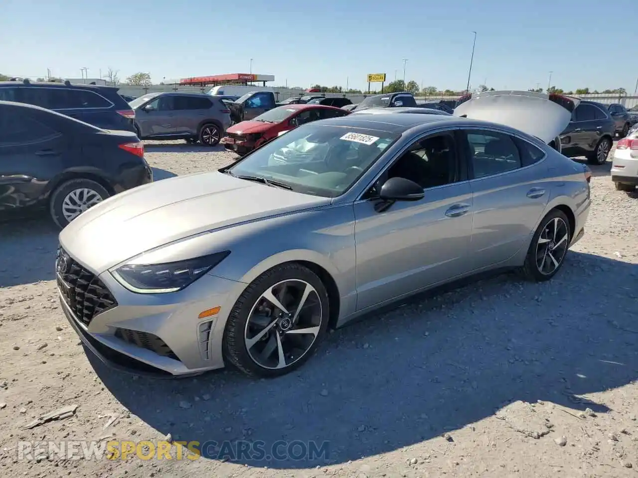 1 fotografías del automóvil dañado KMHL44J26PA311229 HYUNDAI SONATA 2023