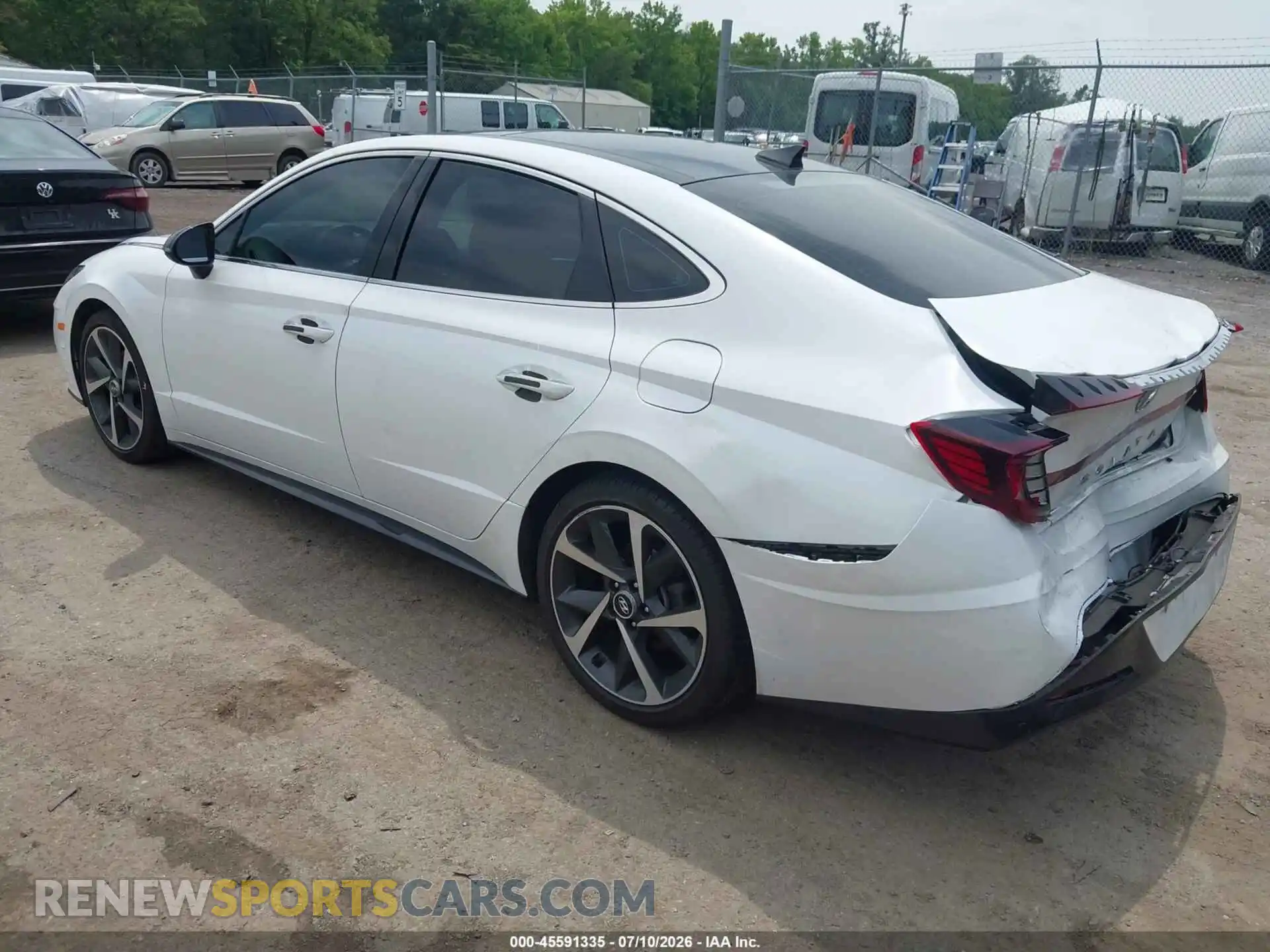 3 Photograph of a damaged car KMHL44J26PA326412 HYUNDAI SONATA 2023