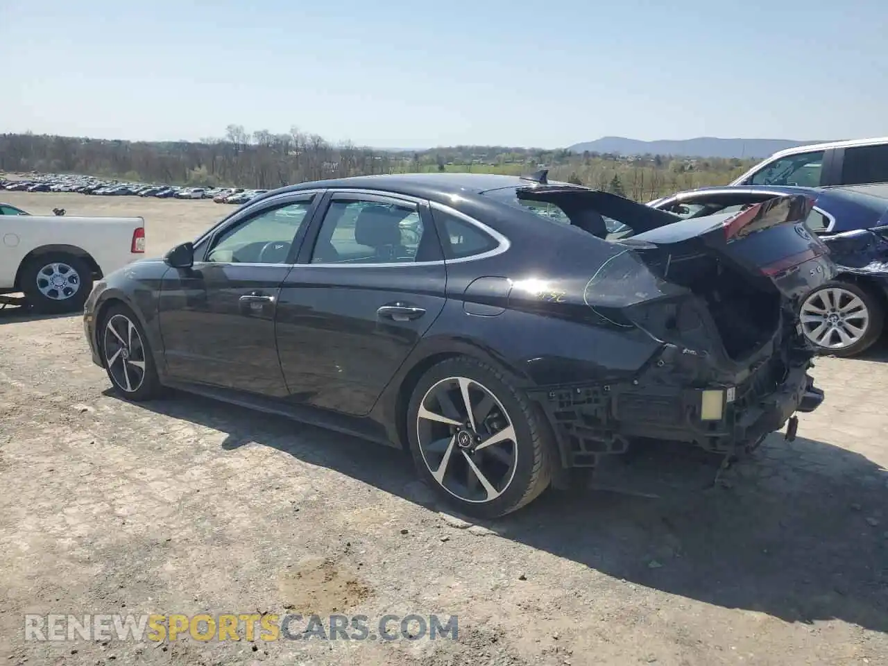2 Photograph of a damaged car KMHL44J27PA263398 HYUNDAI SONATA 2023