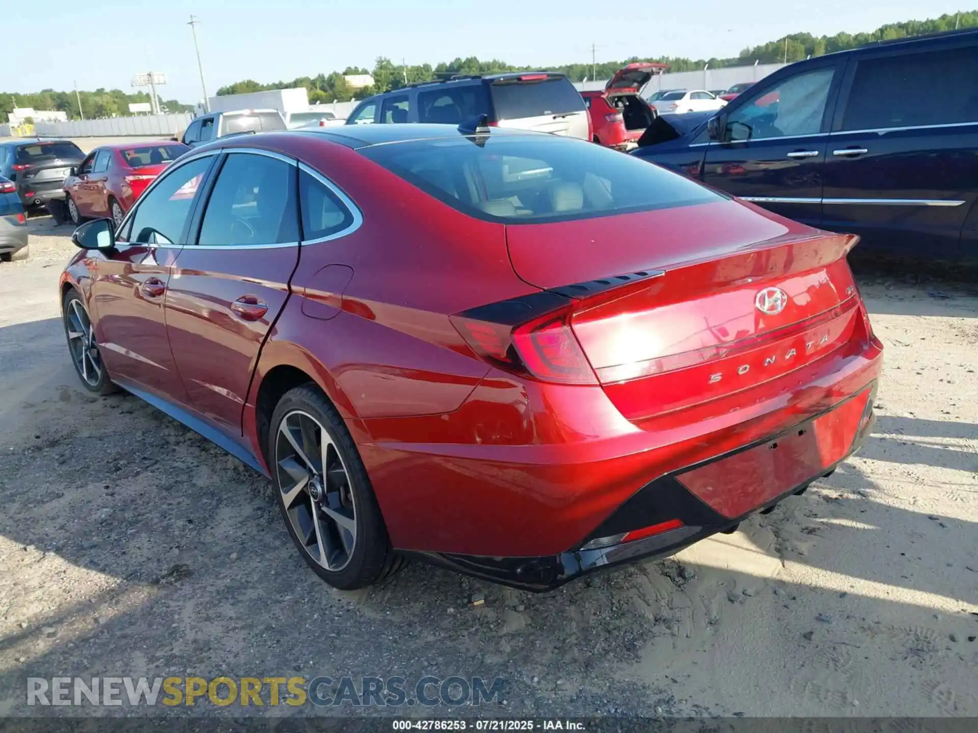 3 fotografías del automóvil dañado KMHL44J27PA278953 HYUNDAI SONATA 2023