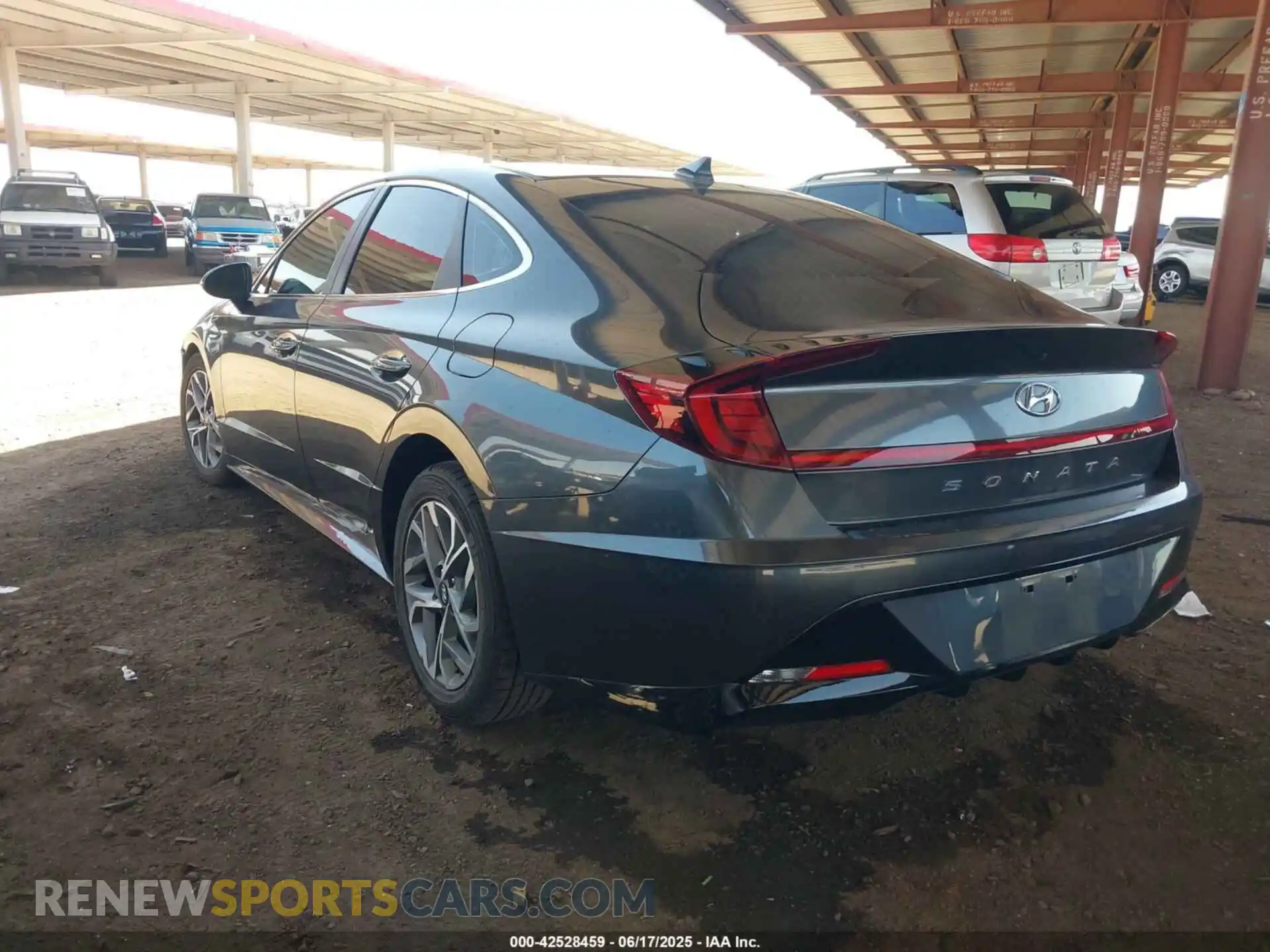 3 fotografías del automóvil dañado KMHL64JA4PA251789 HYUNDAI SONATA 2023