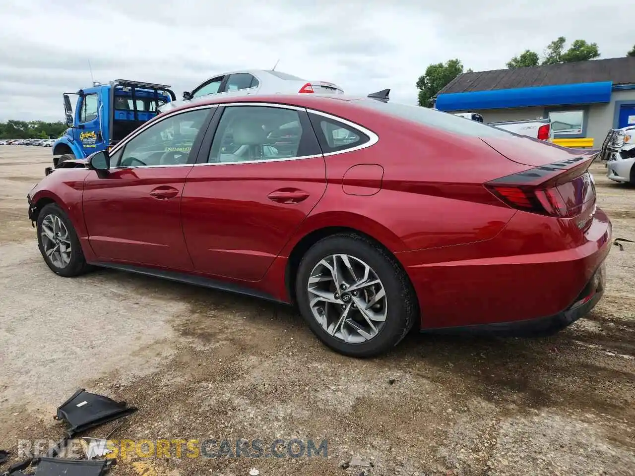 2 Фотография поврежденного автомобиля KMHL64JA9PA273402 HYUNDAI SONATA 2023