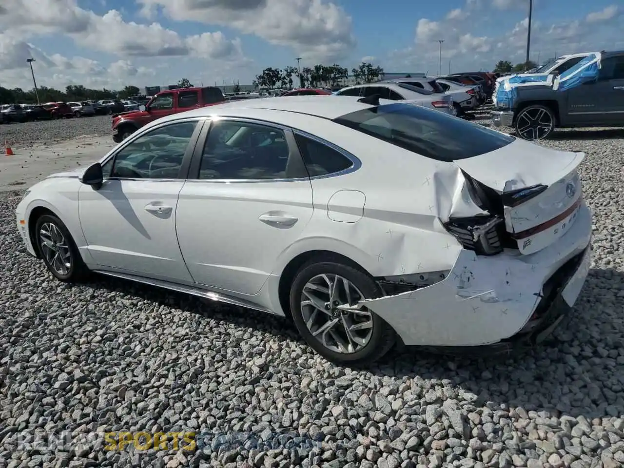 2 Photograph of a damaged car KMHL64JAXPA312224 HYUNDAI SONATA 2023