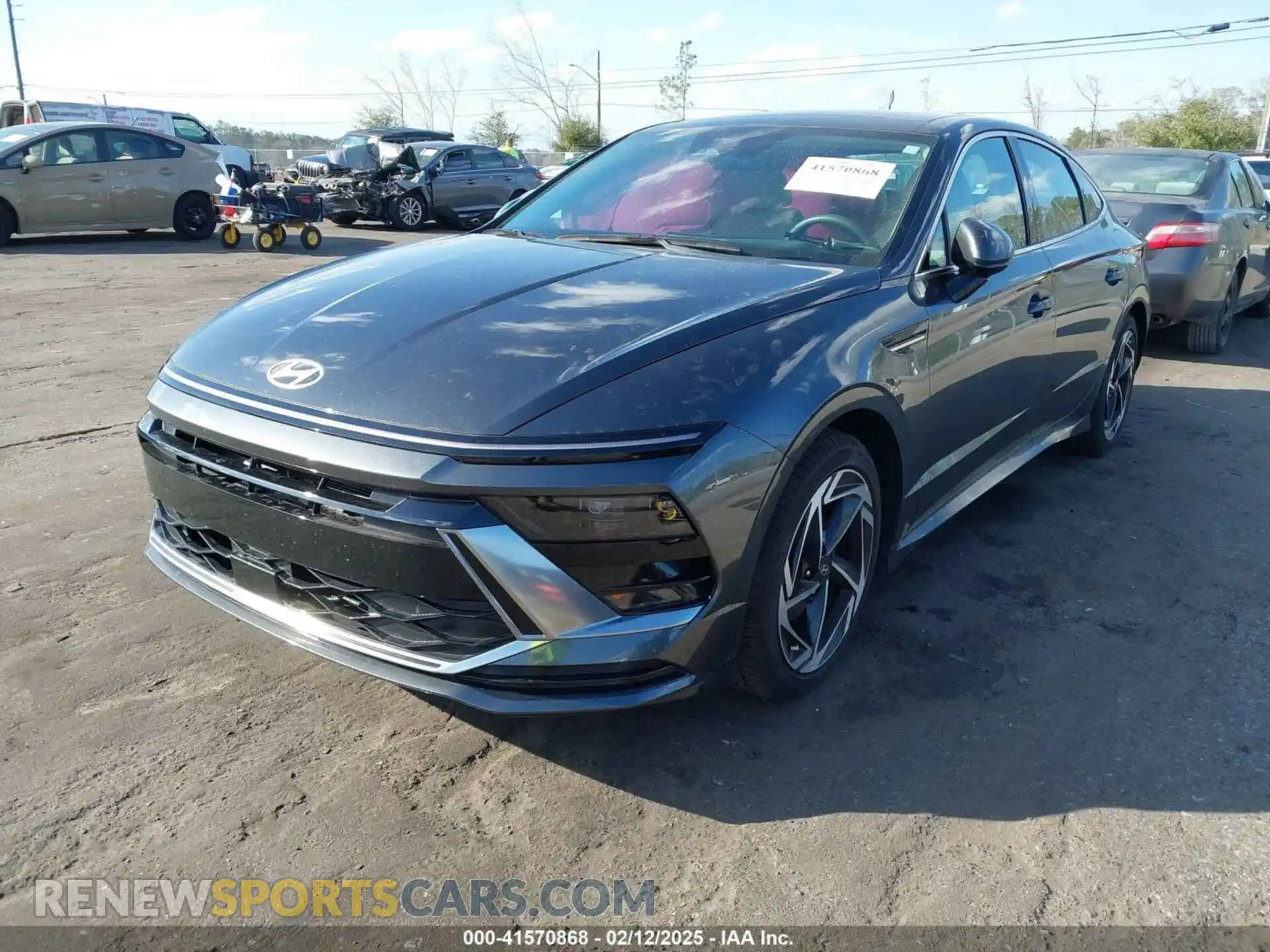 2 fotografías del automóvil dañado KMHL14JA2RA406325 HYUNDAI SONATA 2024