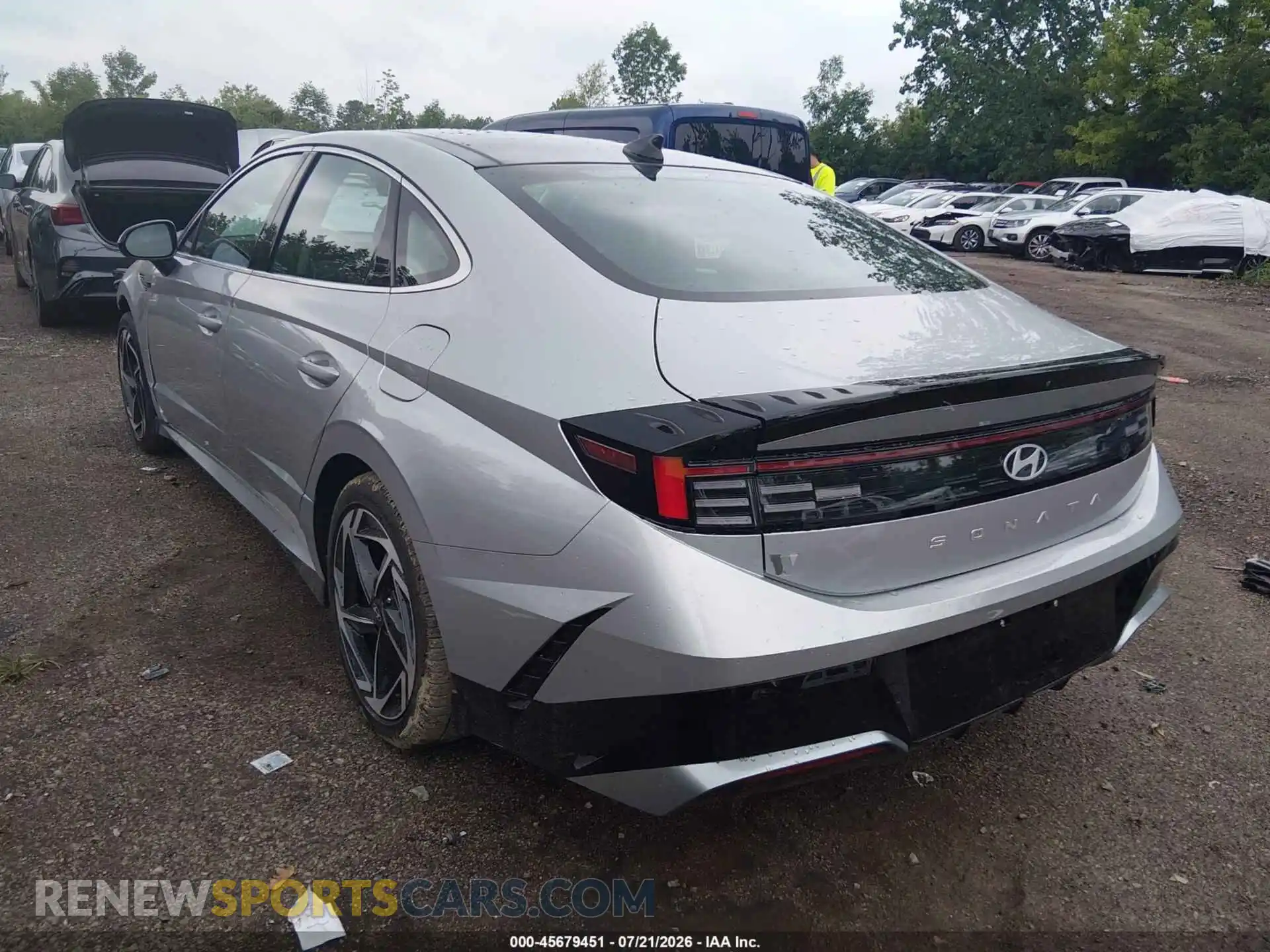 3 Фотография поврежденного автомобиля KMHL14JA9RA400005 HYUNDAI SONATA 2024