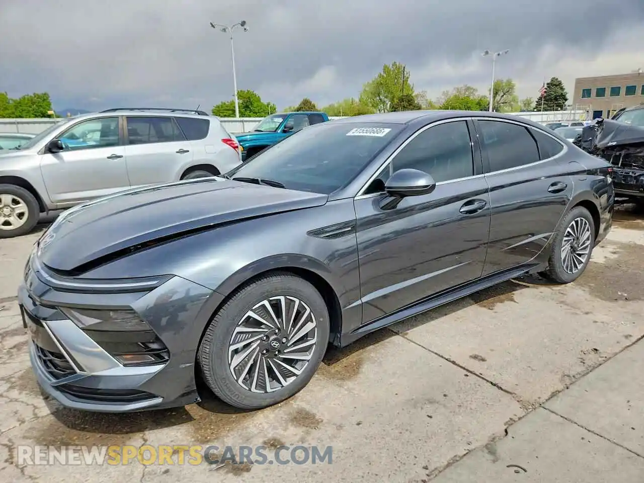 1 Photograph of a damaged car KMHL34JJ0RA101724 HYUNDAI SONATA 2024