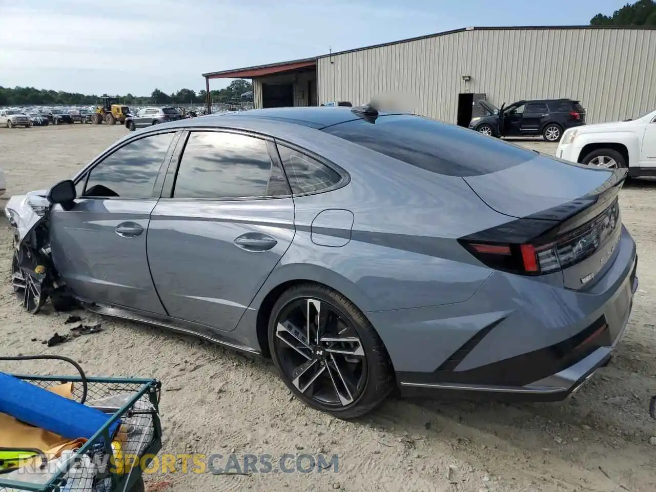 2 Photograph of a damaged car KMHL54JC4RA411340 HYUNDAI SONATA 2024
