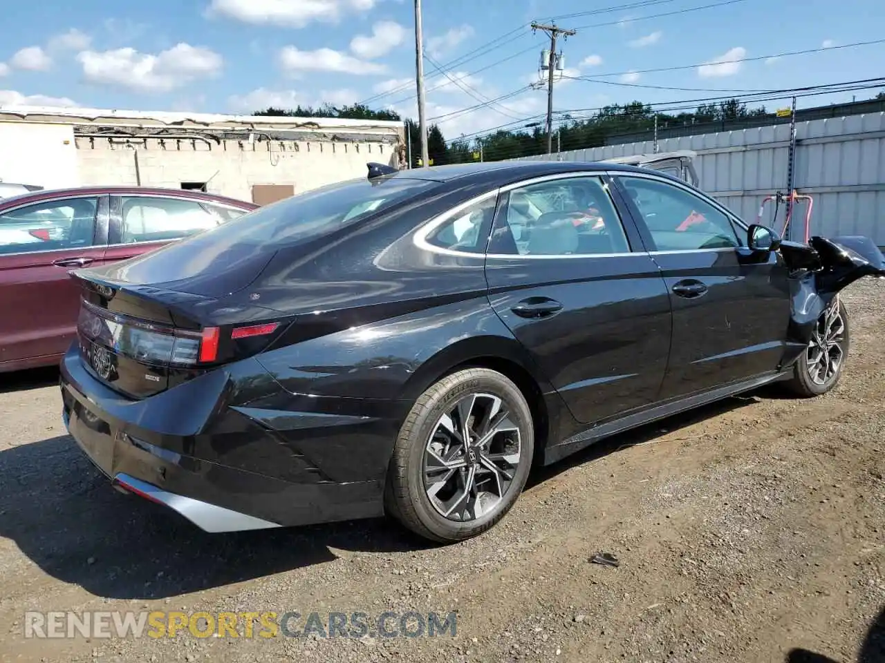 3 Photograph of a damaged car KMHL64JA2RA367687 HYUNDAI SONATA 2024