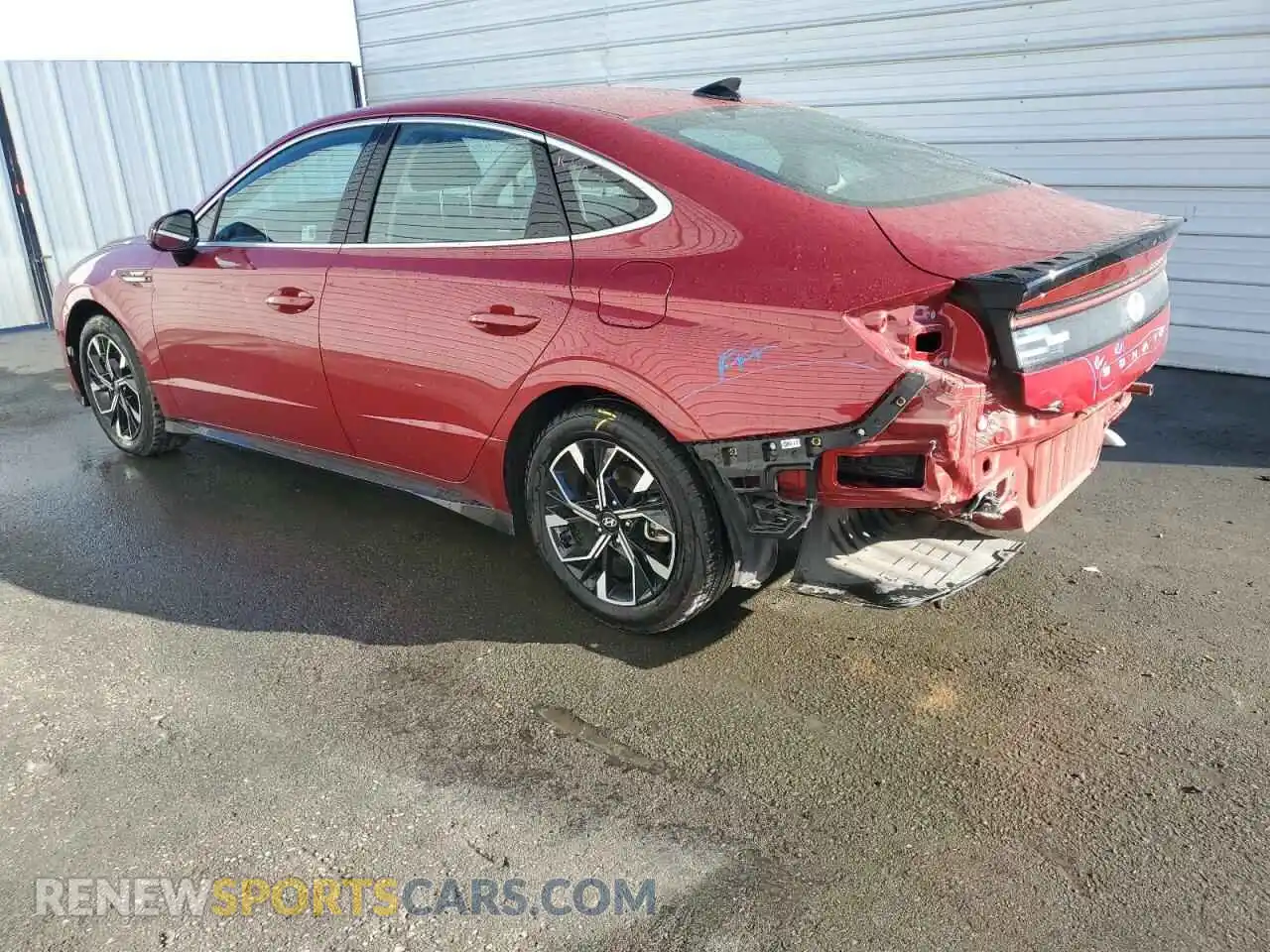 2 Photograph of a damaged car KMHL64JA2RA368063 HYUNDAI SONATA 2024