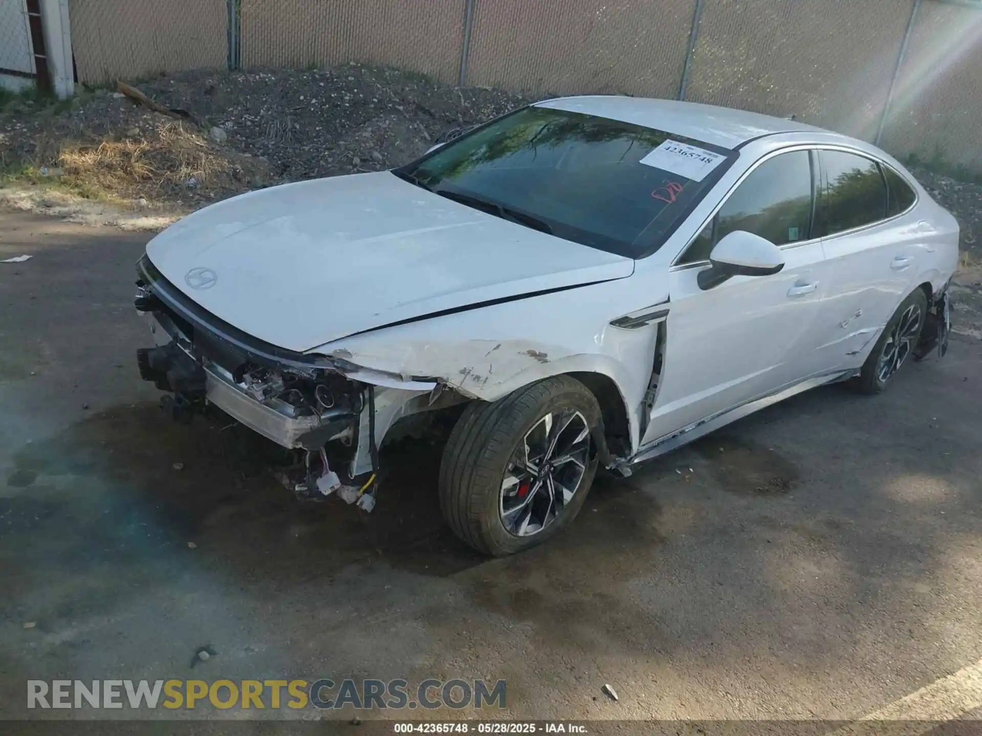 2 Photograph of a damaged car KMHL64JA4RA412855 HYUNDAI SONATA 2024