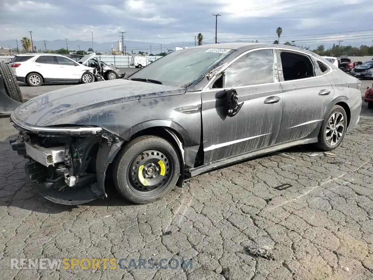 1 Photograph of a damaged car KMHL64JA9RA418621 HYUNDAI SONATA 2024