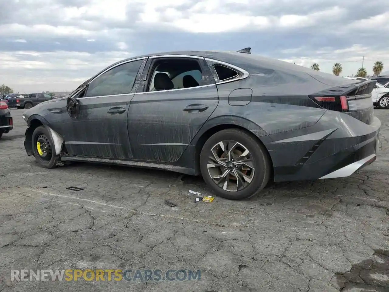 2 Photograph of a damaged car KMHL64JA9RA418621 HYUNDAI SONATA 2024
