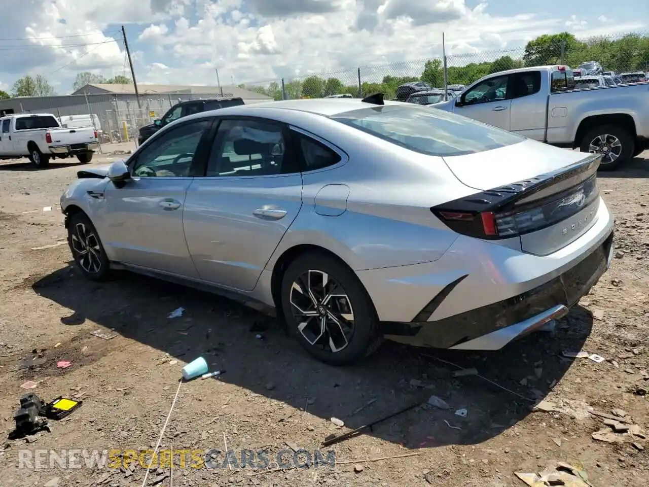 2 Фотография поврежденного автомобиля KMHL64JAXRA376394 HYUNDAI SONATA 2024