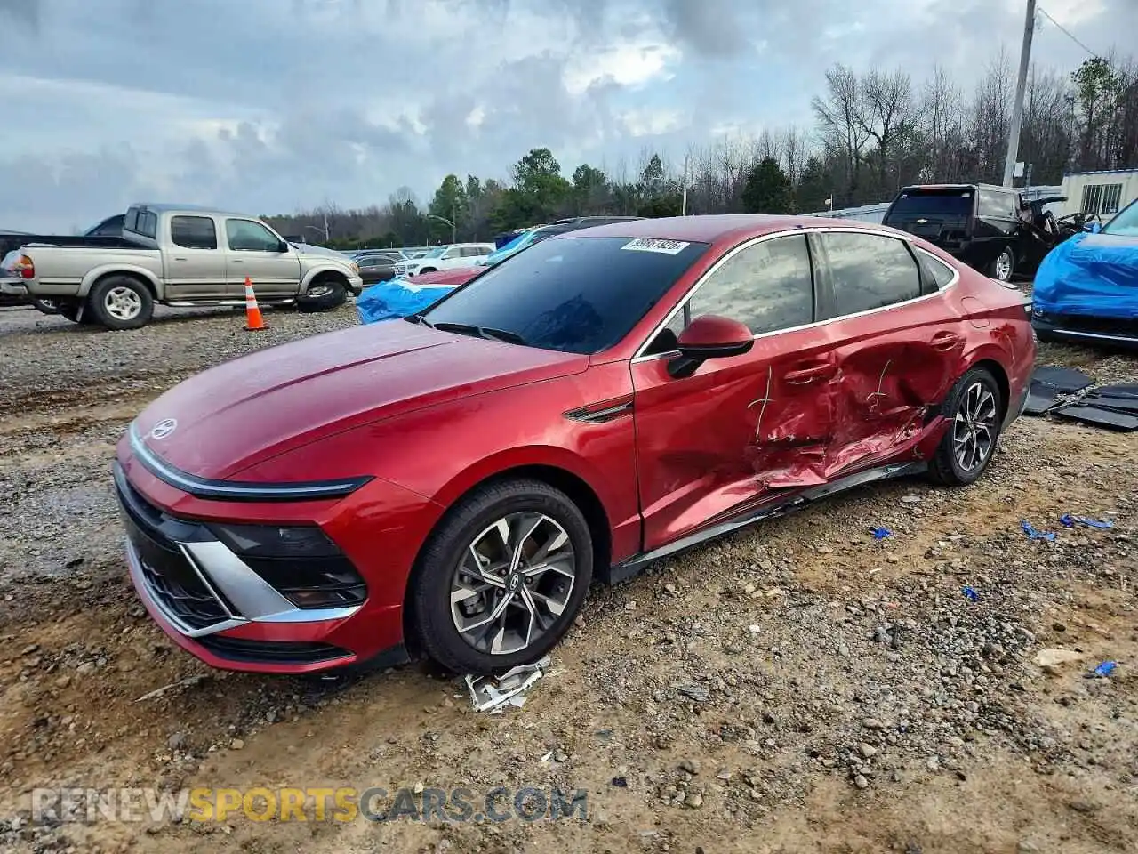 1 fotografías del automóvil dañado KMHL64JAXRA421060 HYUNDAI SONATA 2024