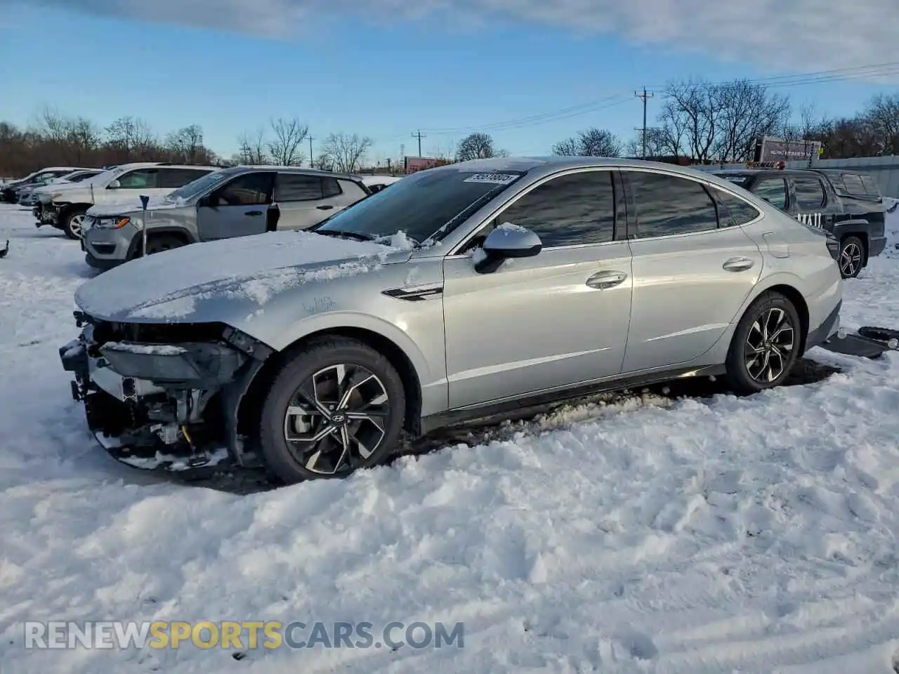 1 Photograph of a damaged car KMHL64JAXRA426517 HYUNDAI SONATA 2024