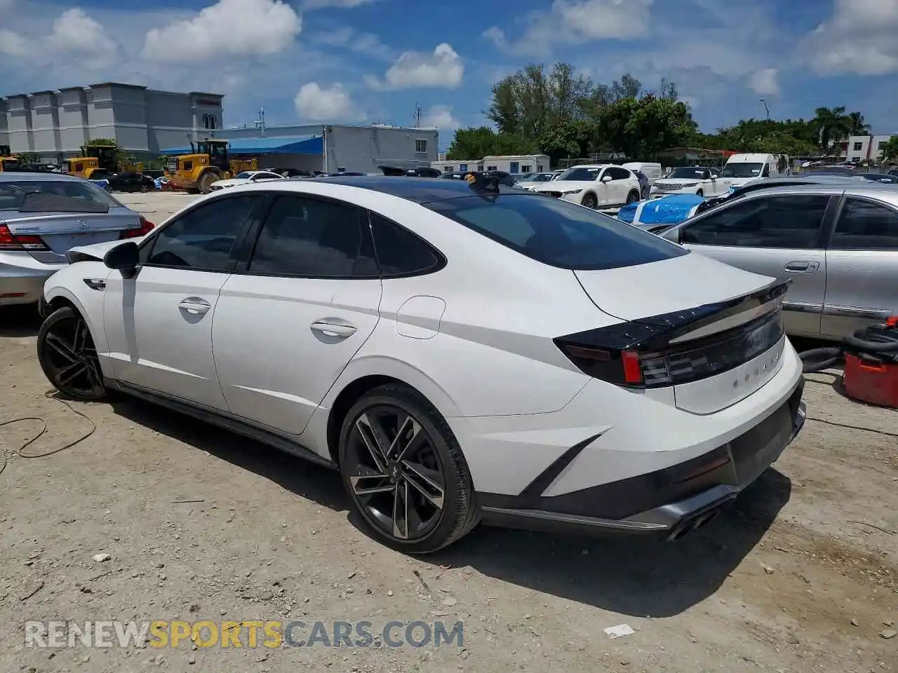 2 Photograph of a damaged car KMHL54JC8SA451457 HYUNDAI SONATA 2025