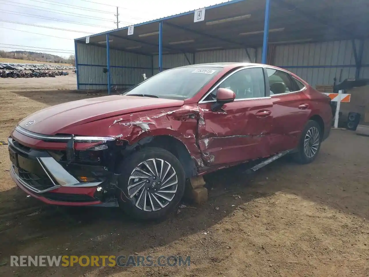 1 Photograph of a damaged car KMHL54JJ1SA126003 HYUNDAI SONATA 2025