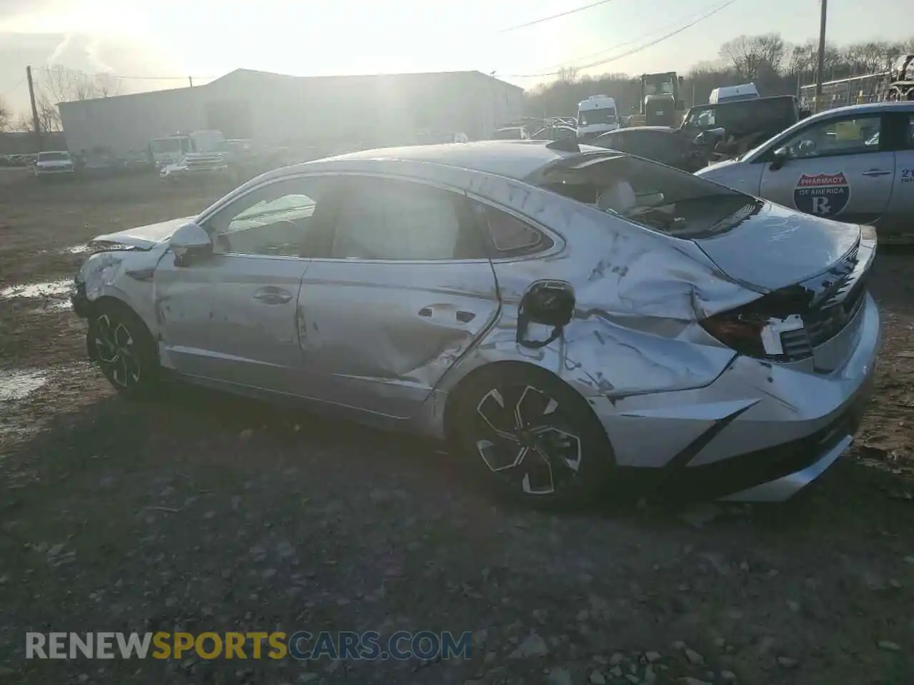 2 Photograph of a damaged car KMHL64JA0SA456972 HYUNDAI SONATA 2025