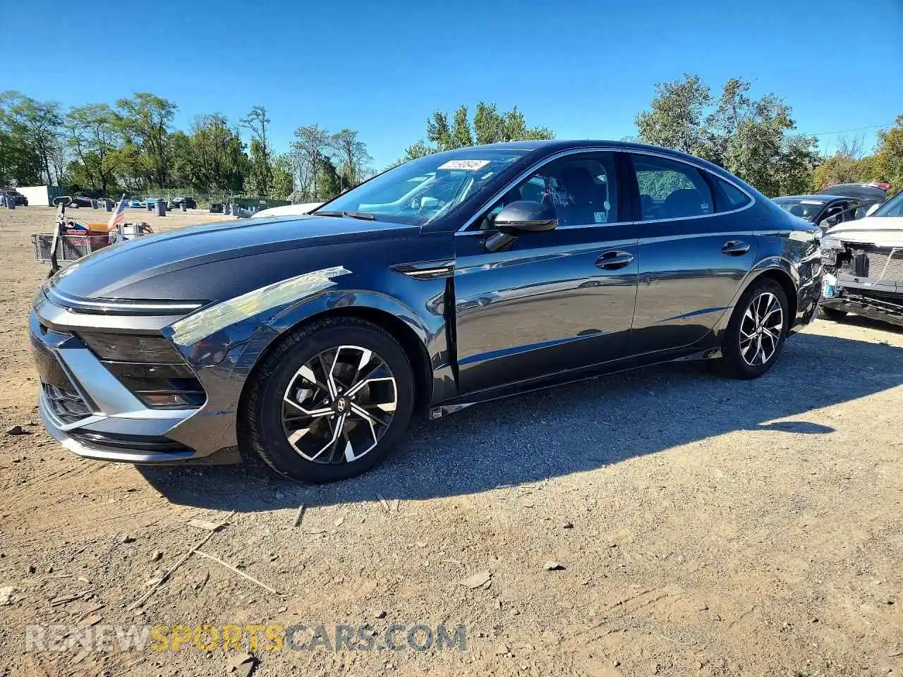 1 Photograph of a damaged car KMHL64JA3SA464810 HYUNDAI SONATA 2025
