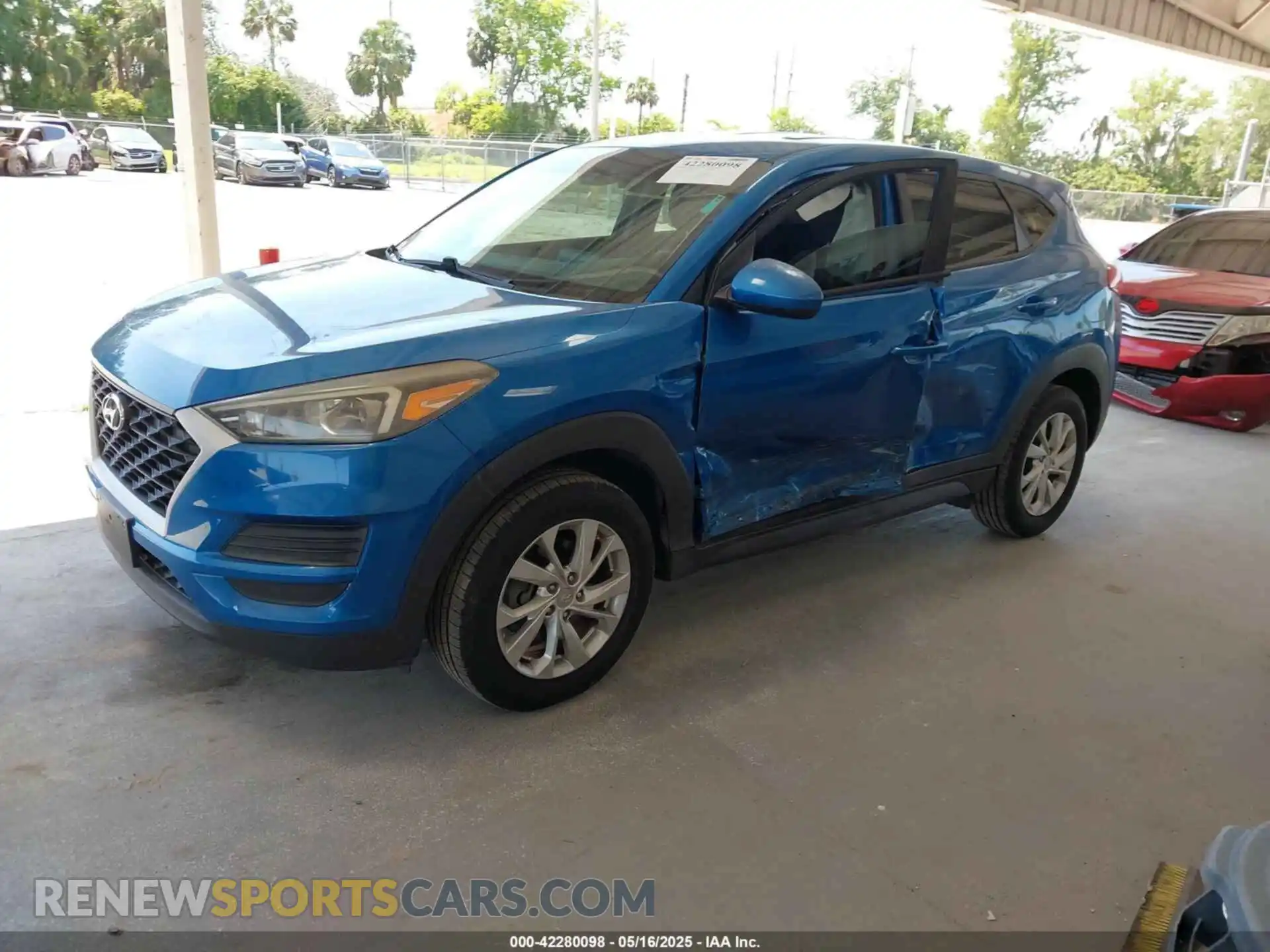 2 Photograph of a damaged car KM8J23A41KU957309 HYUNDAI TUCSON 2019