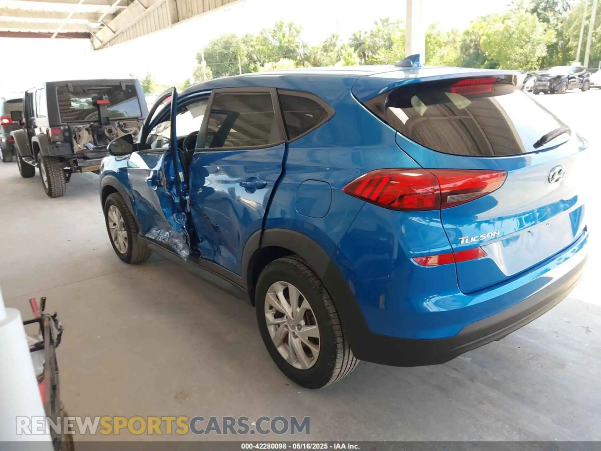3 Photograph of a damaged car KM8J23A41KU957309 HYUNDAI TUCSON 2019