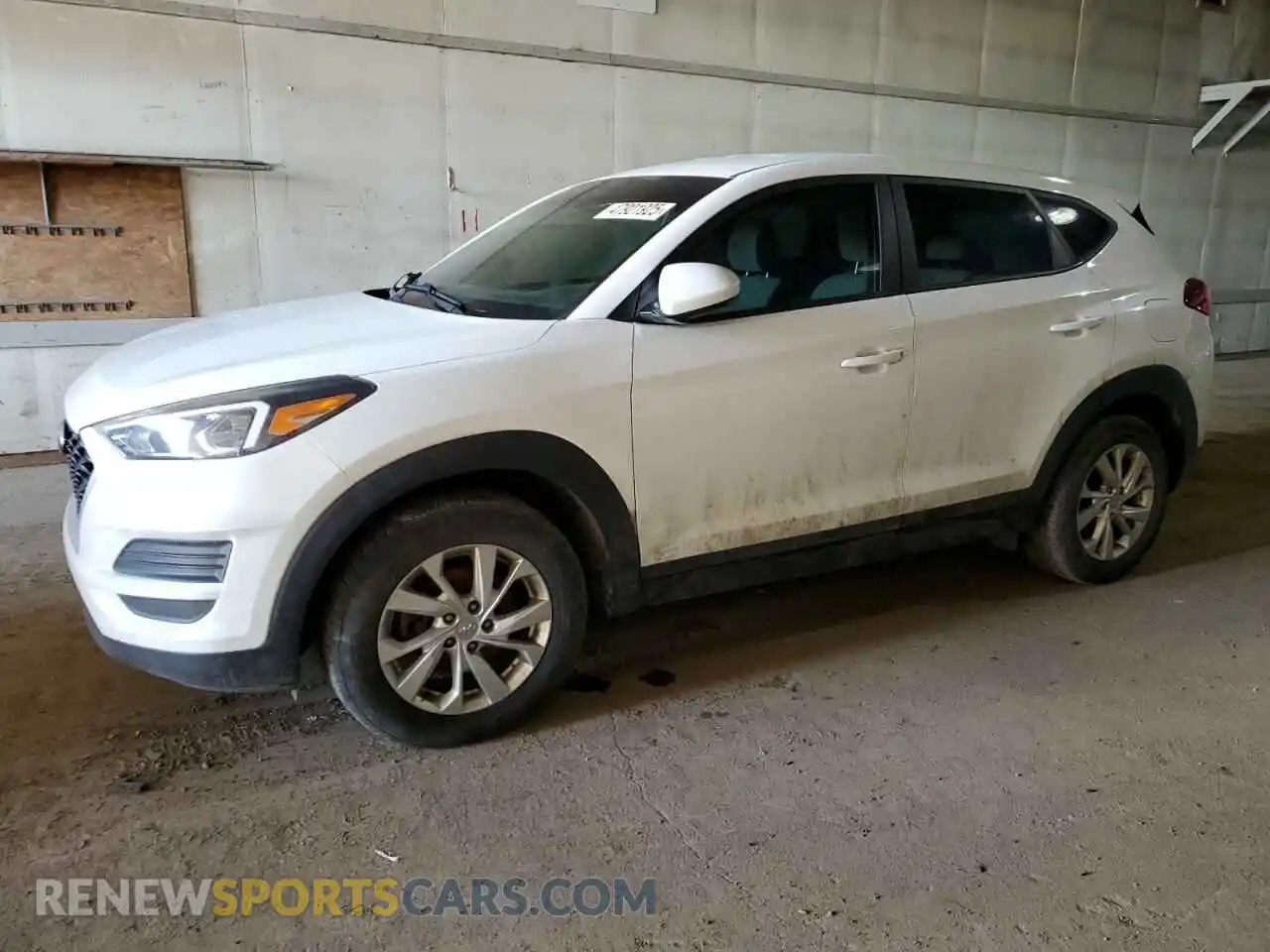 1 Photograph of a damaged car KM8J23A49KU952584 HYUNDAI TUCSON 2019