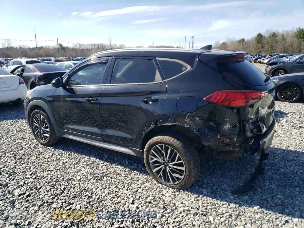 2 fotografías del automóvil dañado KM8J3CAL1KU028144 HYUNDAI TUCSON 2019
