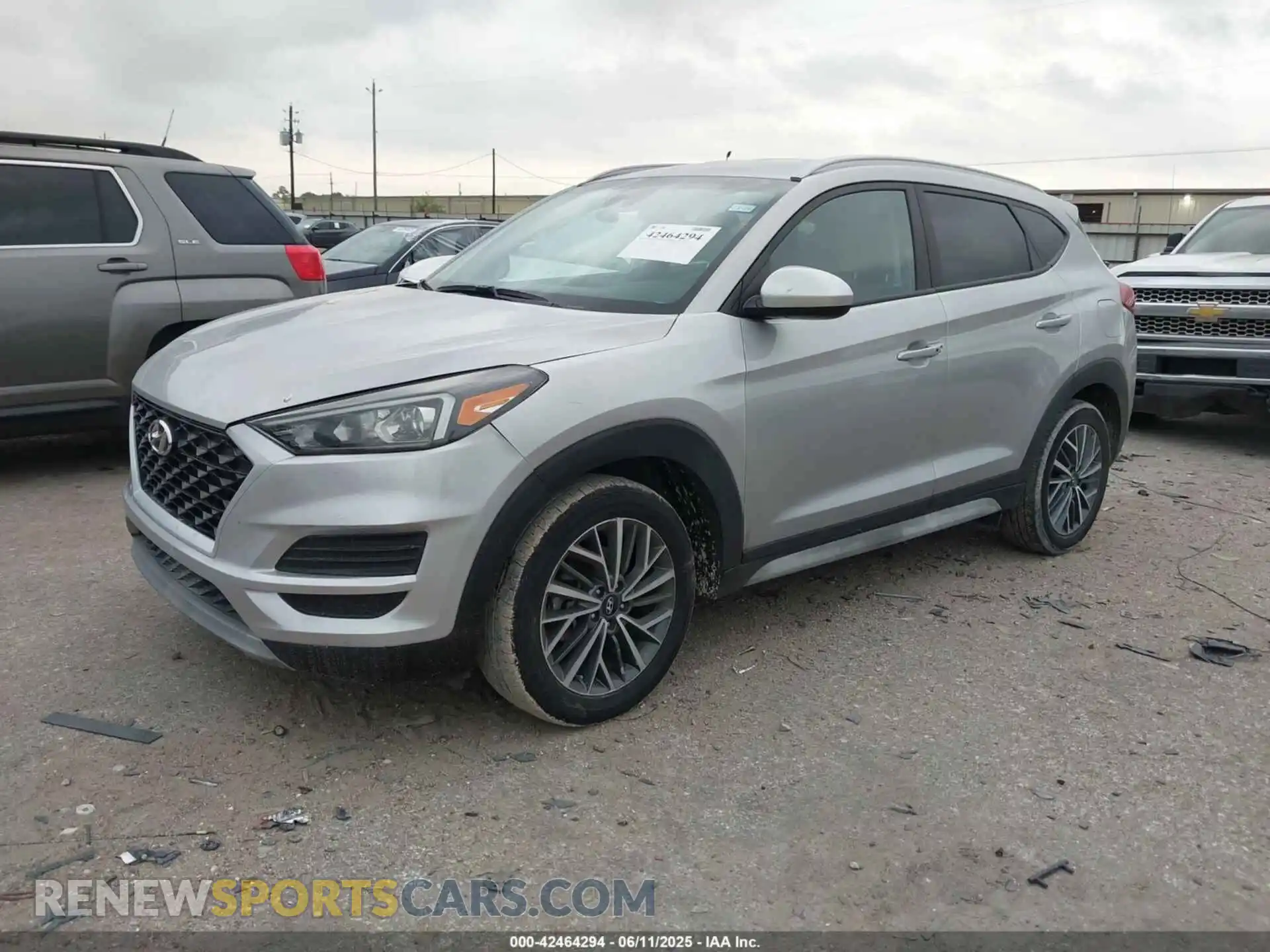 2 Photograph of a damaged car KM8J33AL2LU157527 HYUNDAI TUCSON 2020