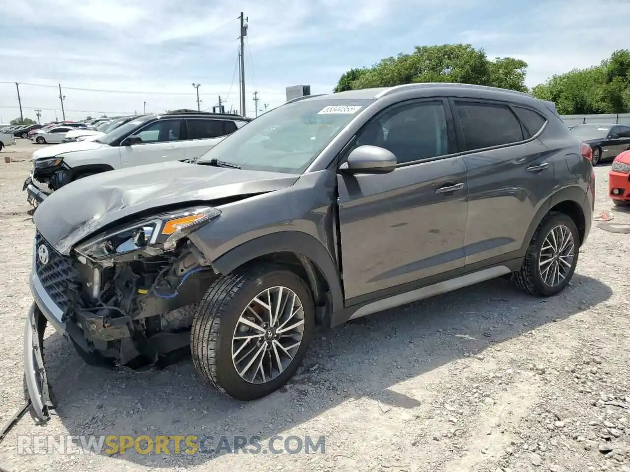 1 Photograph of a damaged car KM8J33AL3LU230985 HYUNDAI TUCSON 2020