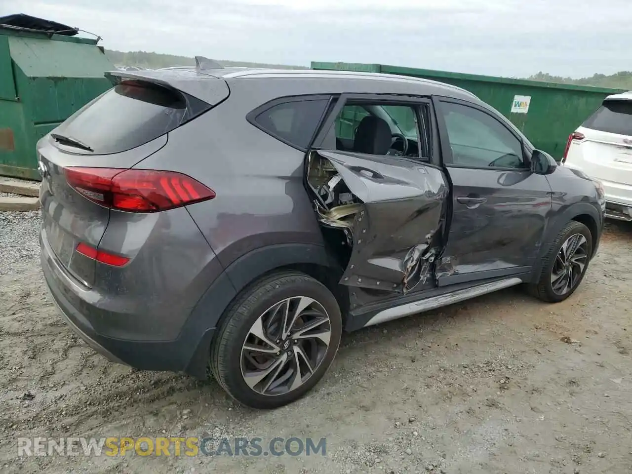 3 Photograph of a damaged car KM8J33AL8LU204219 HYUNDAI TUCSON 2020