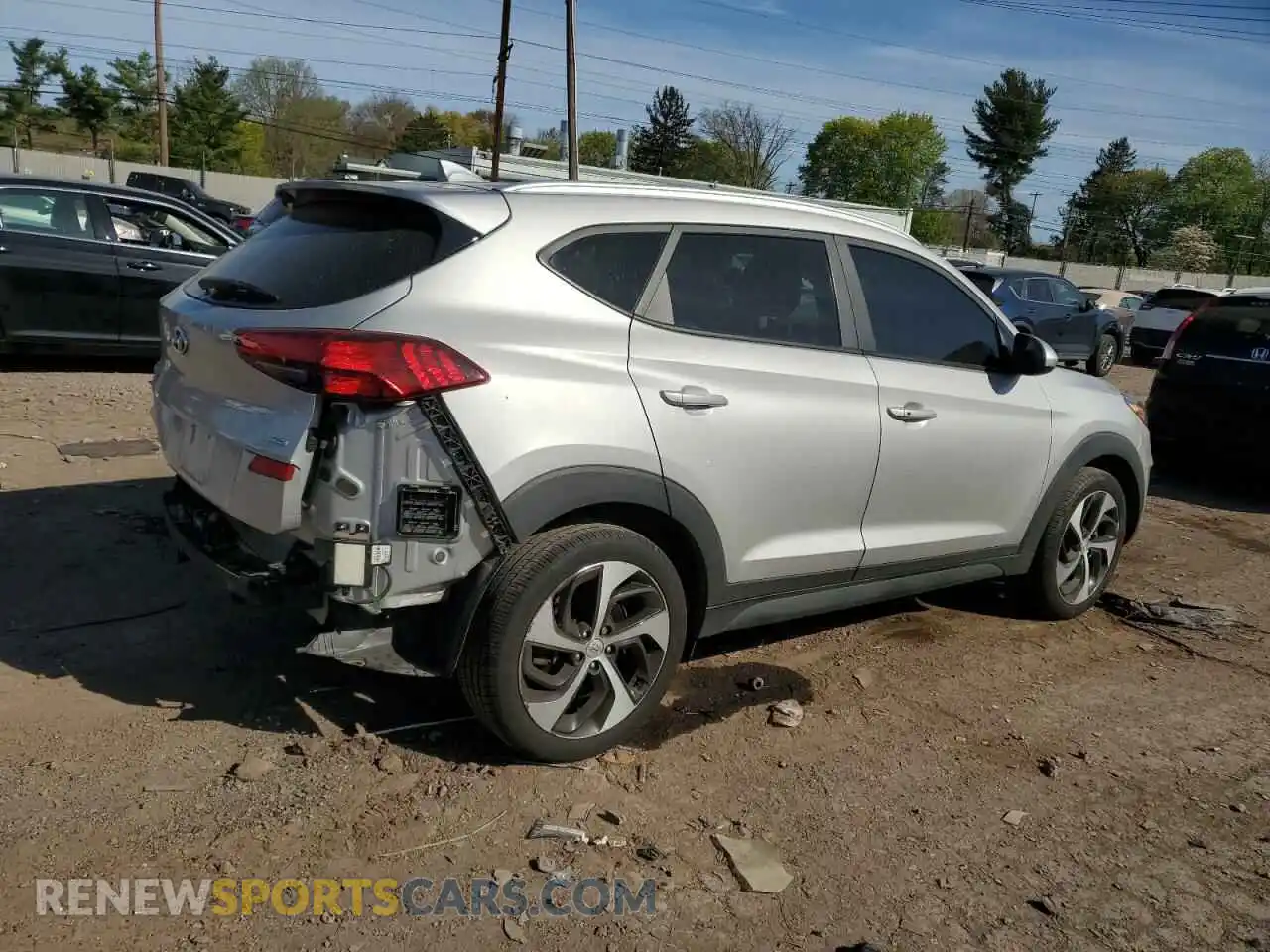 3 Photograph of a damaged car KM8J3CA48LU136397 HYUNDAI TUCSON 2020