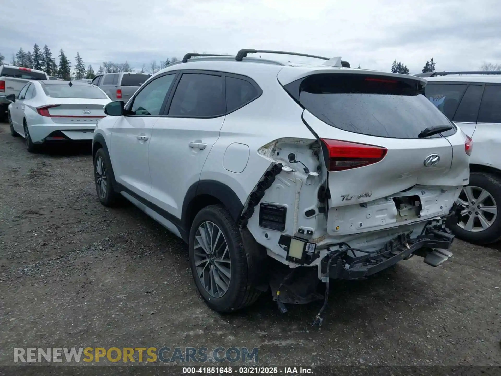 3 Photograph of a damaged car KM8J3CAL1LU095182 HYUNDAI TUCSON 2020