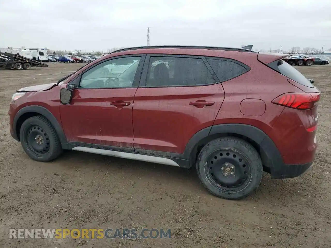 2 fotografías del automóvil dañado KM8J3CAL1LU120629 HYUNDAI TUCSON 2020