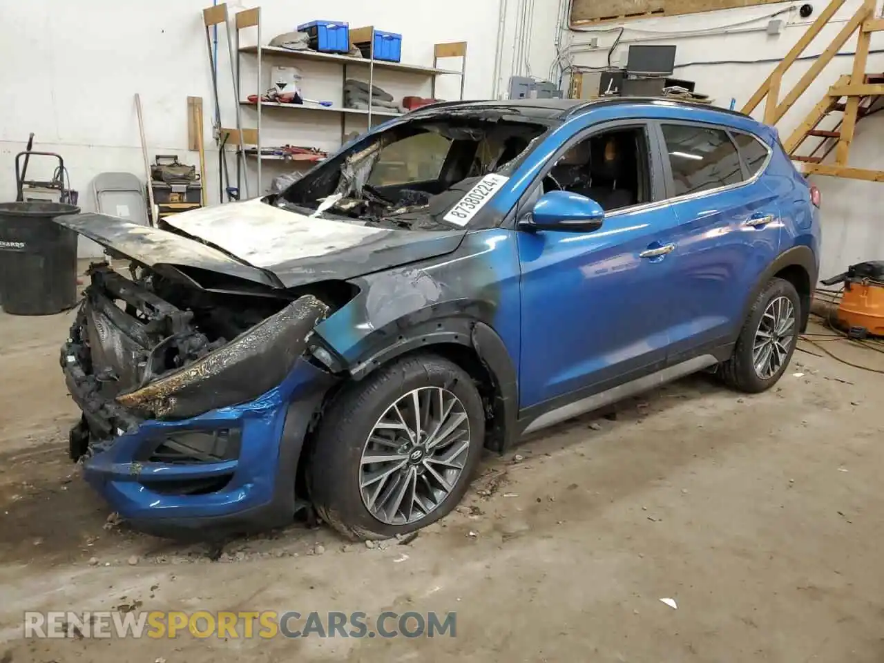 1 Photograph of a damaged car KM8J3CAL4LU181733 HYUNDAI TUCSON 2020