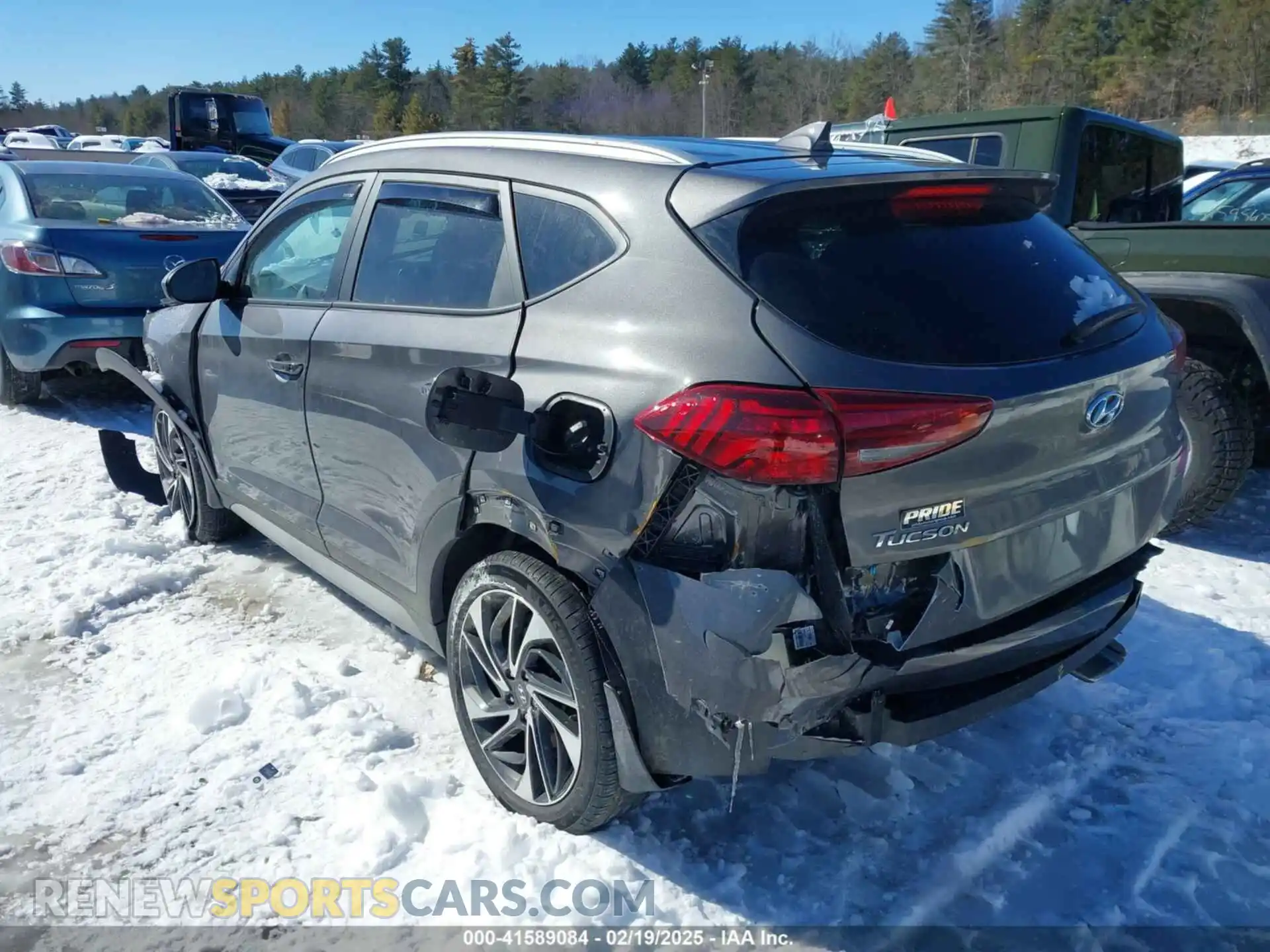 3 Photograph of a damaged car KM8J3CAL6LU196105 HYUNDAI TUCSON 2020